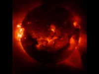 снимок солнца в мягких рентгеновских лучах (орбитальная обсерватория йоко)